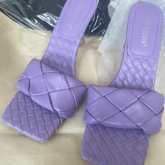 Cape Robbin Shoes - Cape Robbin Women's Lavender Woven Sandals